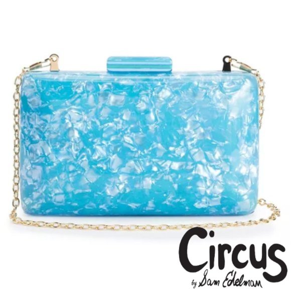 Circus by Sam Edelman Handbags - Circus by Sam Edelman Olivia Acrylic Case Blue NWT